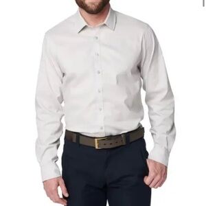 5.11 Tactical Mission Ready Dress Shirt, Fossil, size M, wrinkle resistant